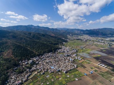 城镇,建筑,红河,中国,云南