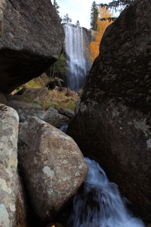 瀑布,峡谷,自然风光,岩石