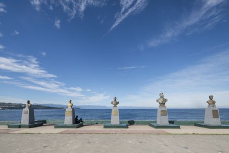 海洋,天空,国外,自然风光,雕像,雕塑,智利,蒙特港Puerto Montt