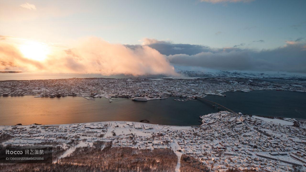 雪山,挪威,国际旅游