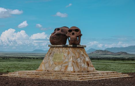建筑,平原,佛像,自然风光,天空