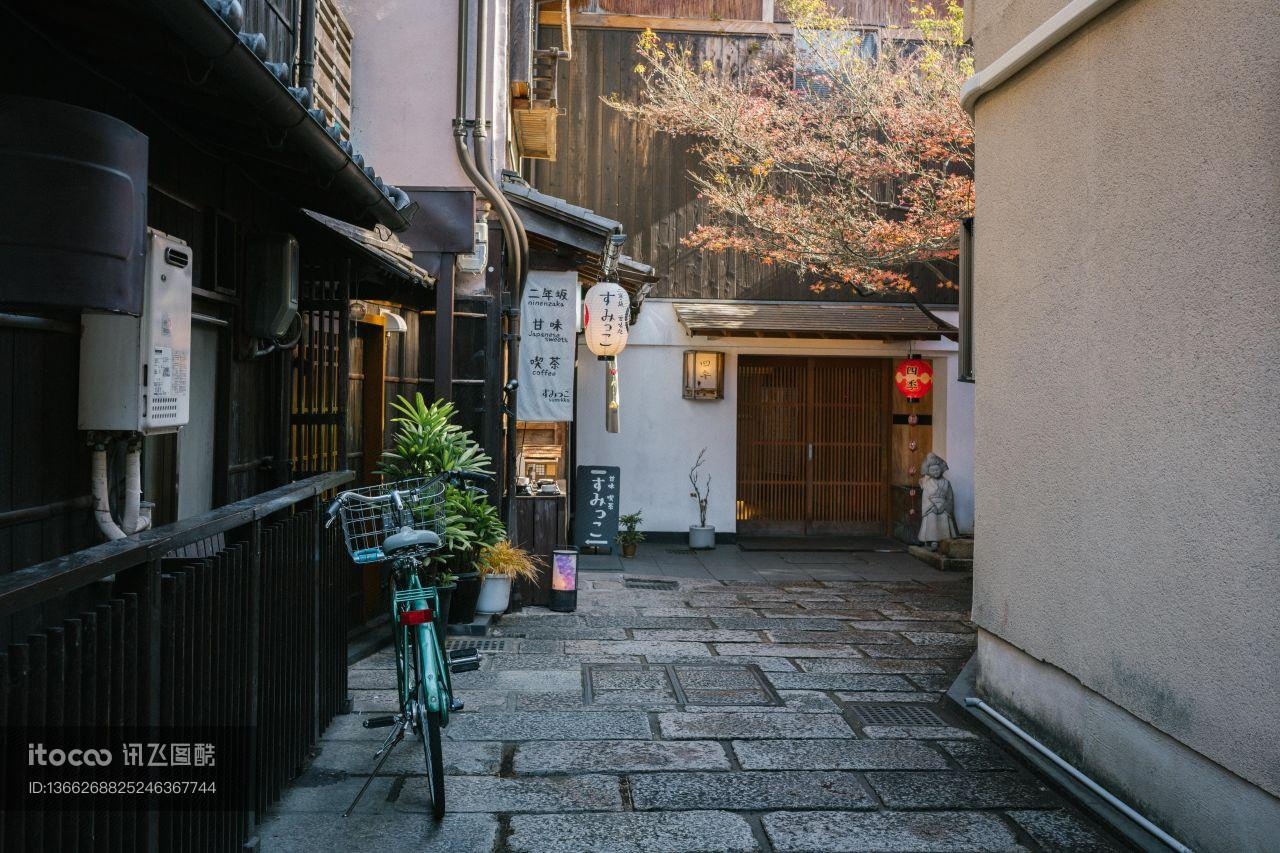 城镇,建筑,京都