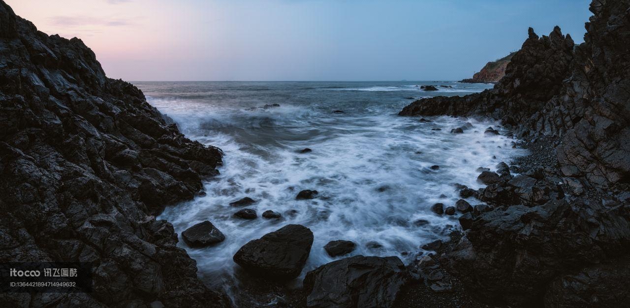 自然风光,岩石,海洋