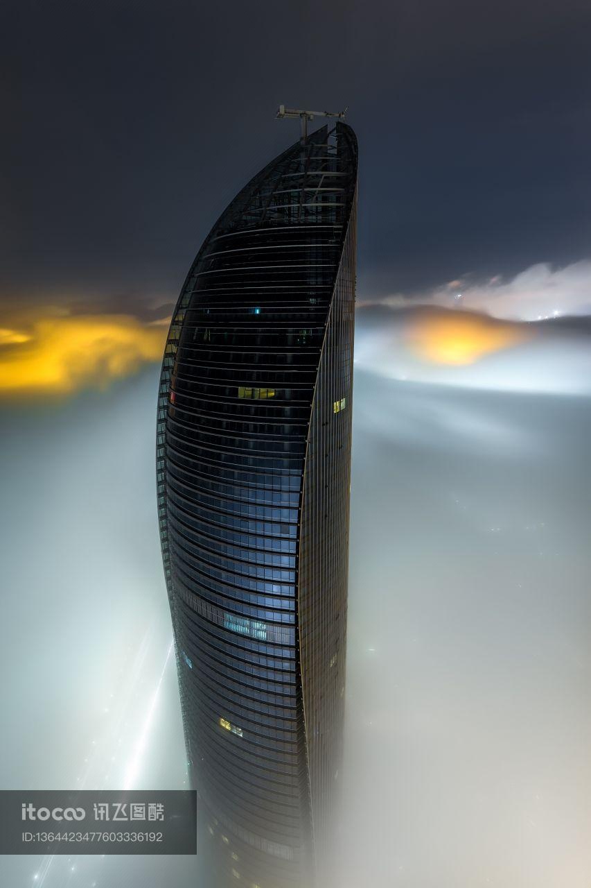 雾,霾,大楼