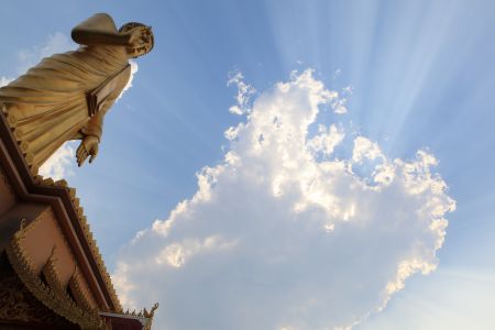 寺庙,天空,宗教文化,传统建筑,寺塔,建筑,云南,中国,西双版纳,自然风光