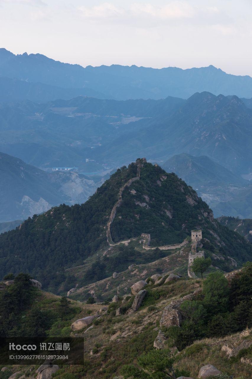 山川,南楼台长城,建筑