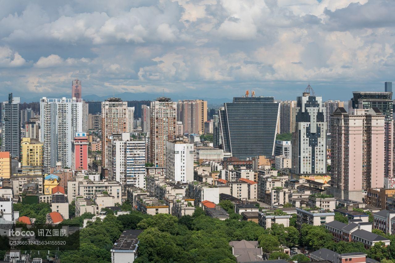 建筑,城镇,天空