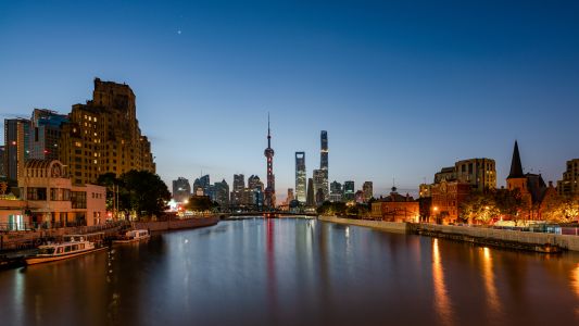 城镇,上海,建筑,夜晚,全景,东方明珠,都市夜景,景点