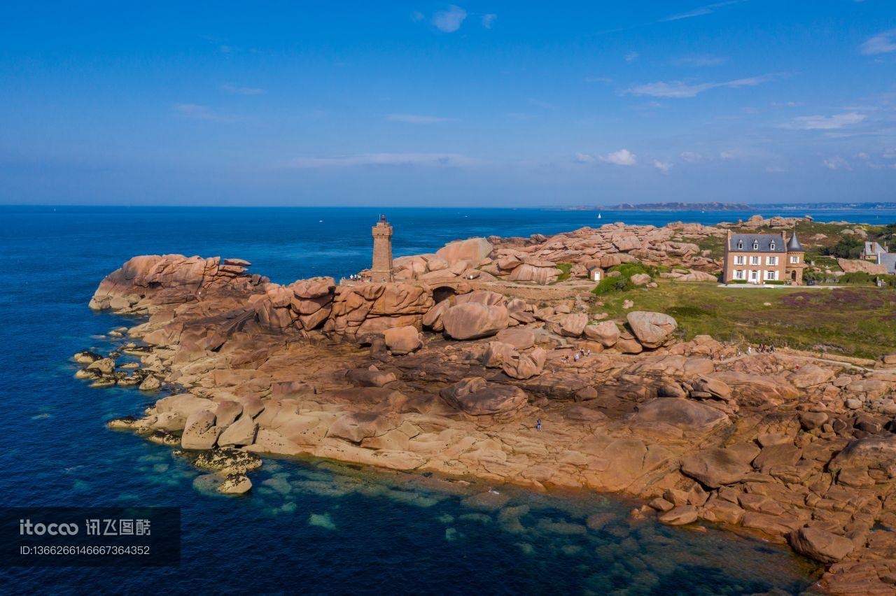 海岸线,自然风光,海洋