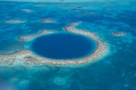自然风光,航拍,海洋,大蓝洞Great Blue Hole,国外