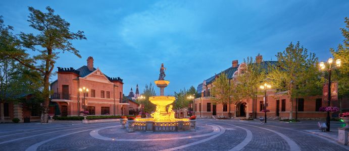 传统建筑,旅游胜地,建筑,城镇,街道,天空