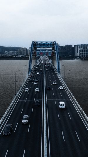 桥,汽车,杭州,建筑,公路,江河,交通工具,城镇