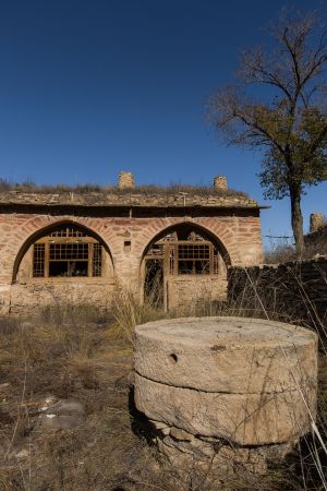 黄土高原,建筑,城镇,历史古迹,中国,山西,大同