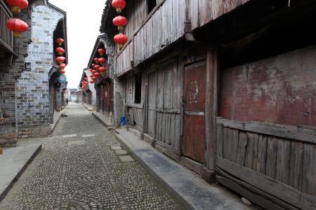 城镇,建筑,宁波,前童古镇,中国,浙江