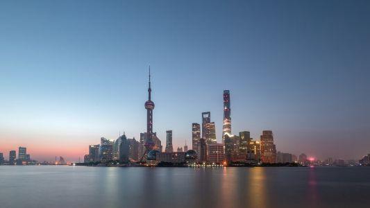 城镇,上海,都市,建筑,江河