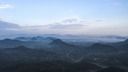 自然风光,山川,航拍,植物,树木,建筑