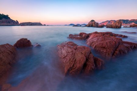 海洋,自然风光,晚霞,湖泊,山川,岩石,特写,俯瞰,天空,植物,树木
