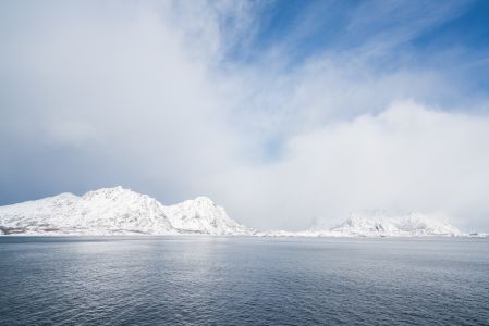 自然风光,挪威,山峦,冰雪,自然风景,国外,湖泊