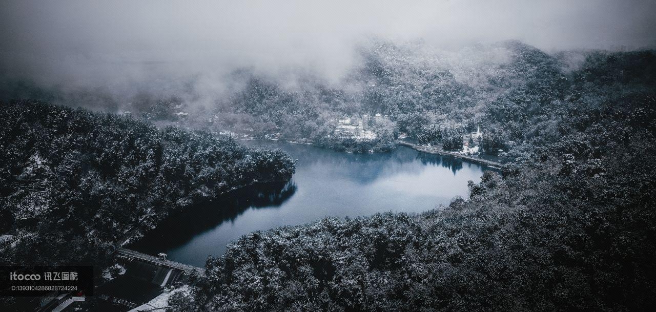 自然风光,森林,江河