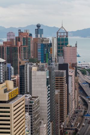 建筑,香港,城镇,都市