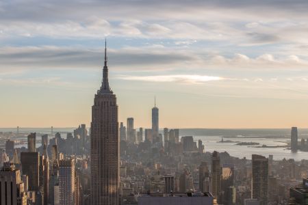 城镇,都市,全景,现代建筑,高楼大厦,建筑,天空