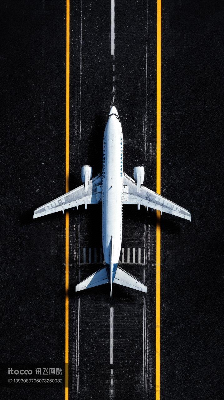 飞机,航拍,交通工具