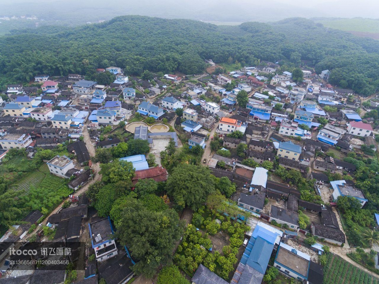 城镇,建筑,临沧