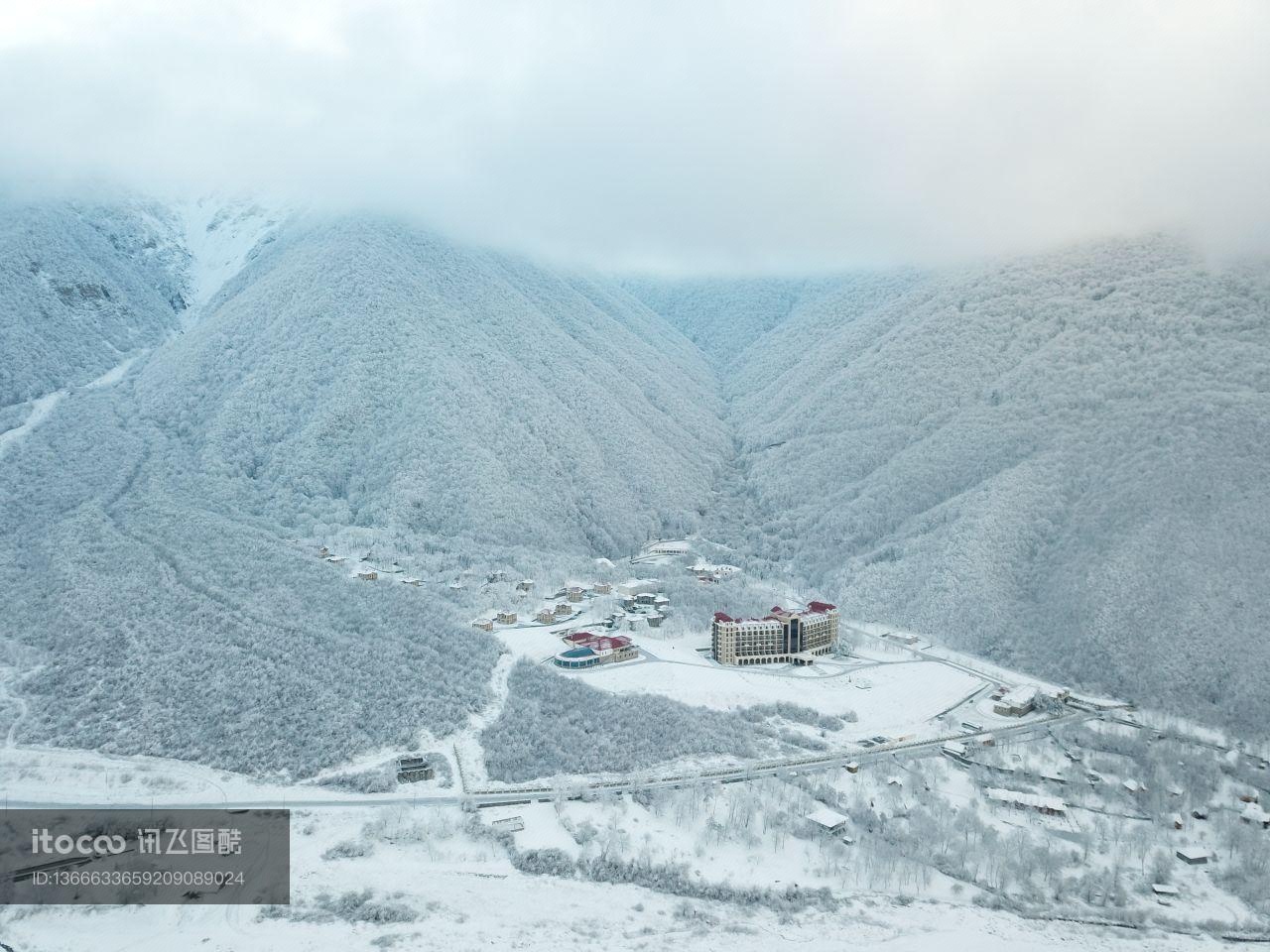 雪山,冰雪,自然风光