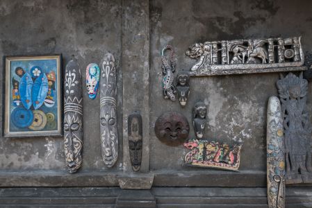 印度尼西亚,巴厘岛,国外,城镇,雕塑,雕像