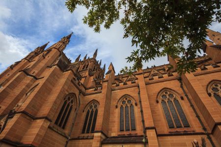 教堂,建筑,城镇,宗教文化,历史古迹,国外,澳大利亚,悉尼