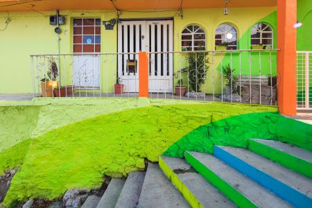 生活工作,建筑,城镇,墨西哥,国外