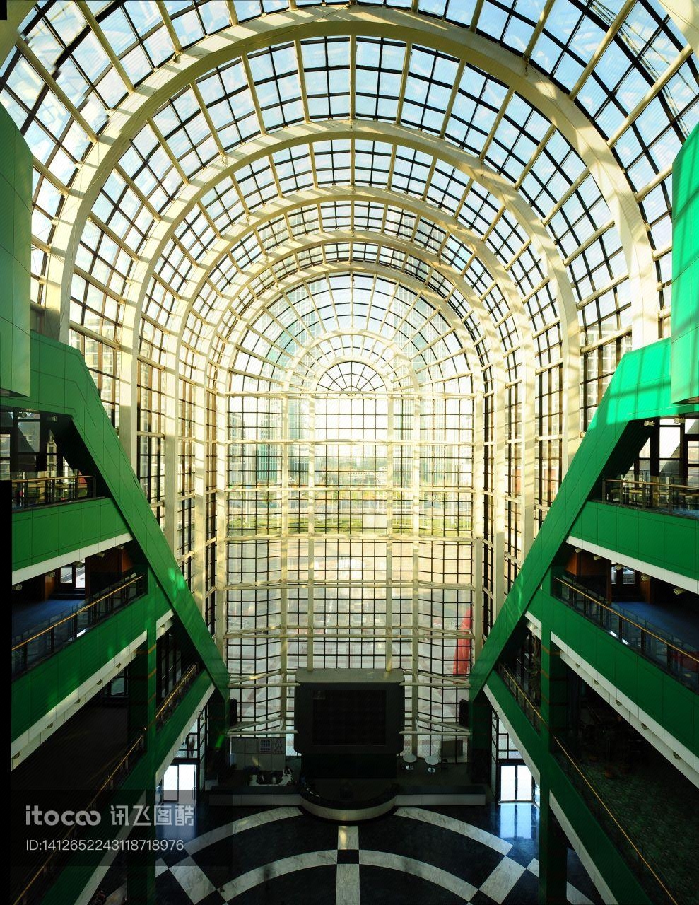 大连会展中心内厅,大连星海会展中心,建筑