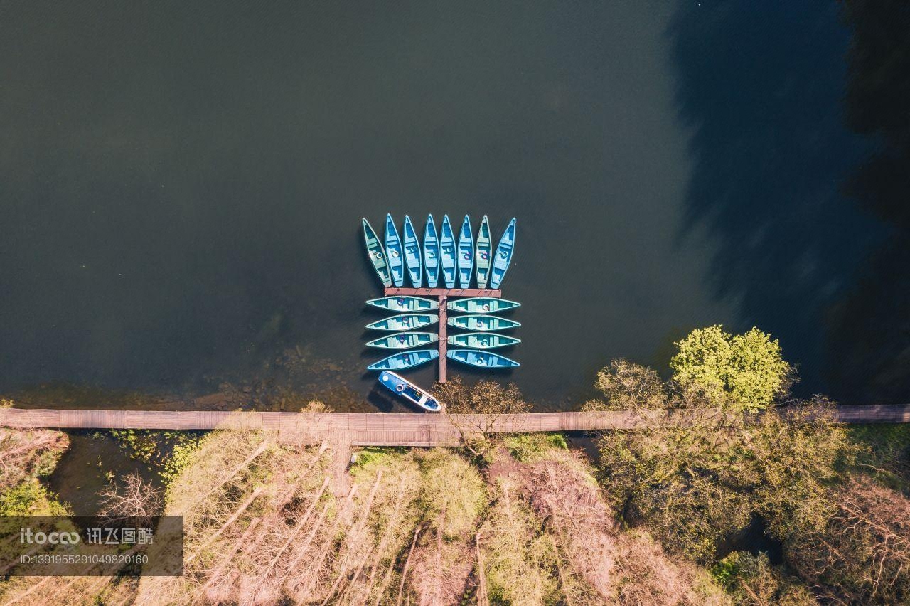 自然风光,江河,交通工具