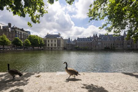 城镇,国外,建筑,村镇,江河,天空,白云,荷兰