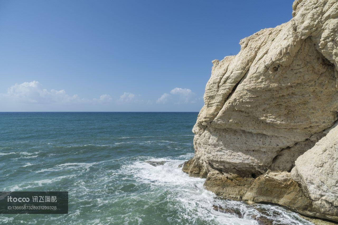 海洋,岩洞,湖泊