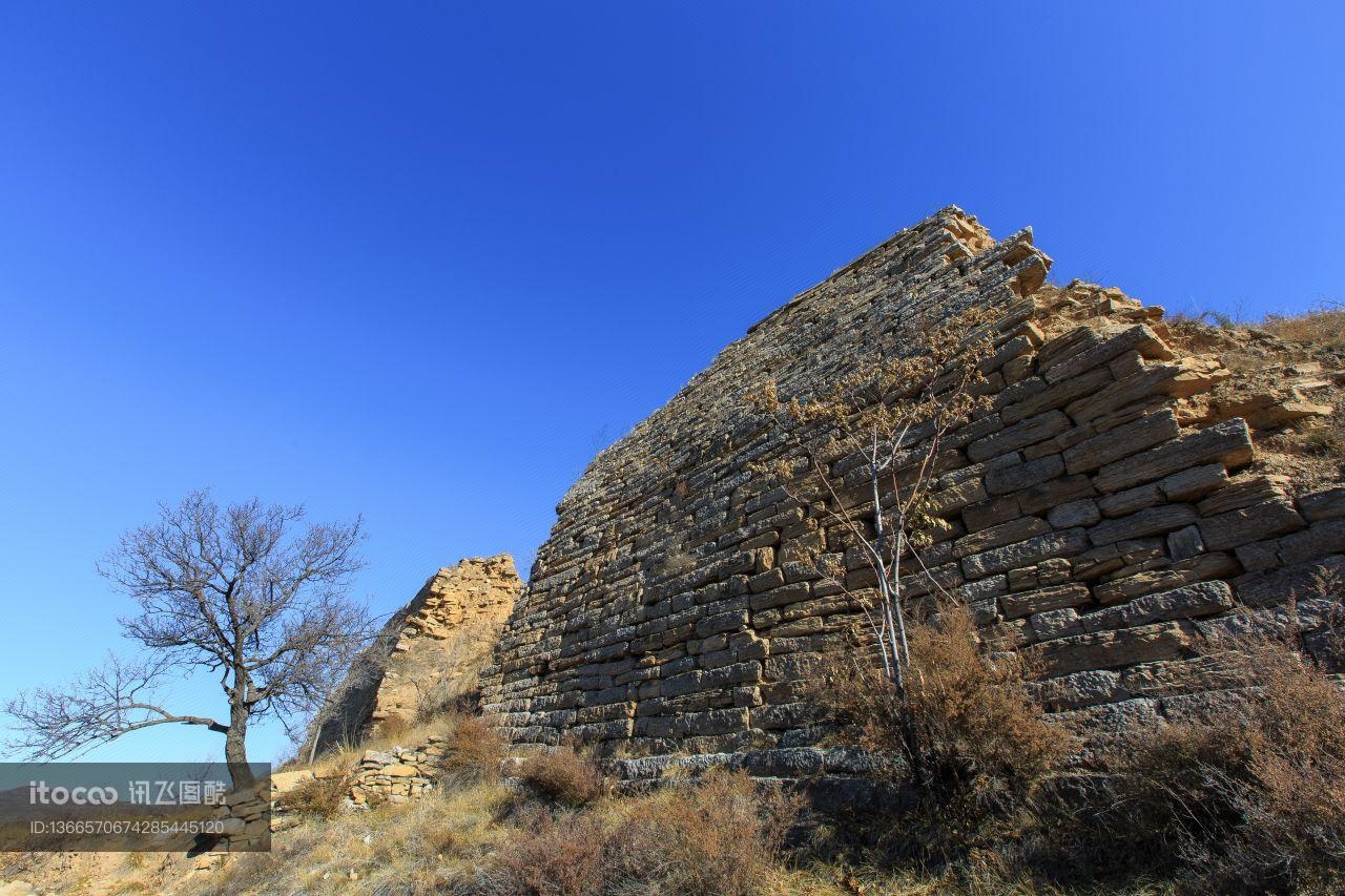 山峦,传统建筑,长城