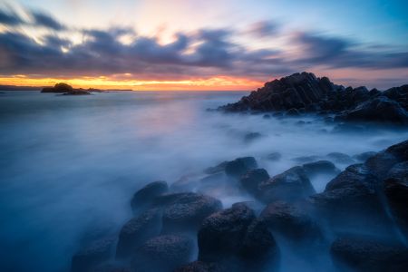 自然风光,岩石,天空,海洋