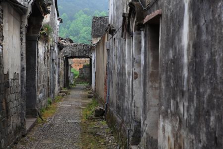 城镇,建筑,宁波,前童古镇,中国,浙江