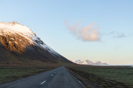 冰岛,东部海岸线,自然风光,山川,雪山,国外