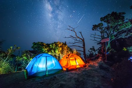 自然风光,夜晚,天空,户外用品,帐篷