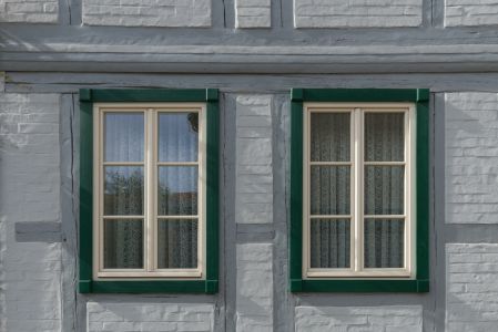 窗户,窗,奎德林堡 ,城镇,建筑