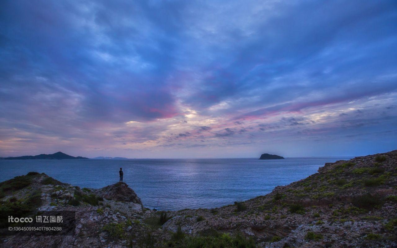 天空,海洋,风景