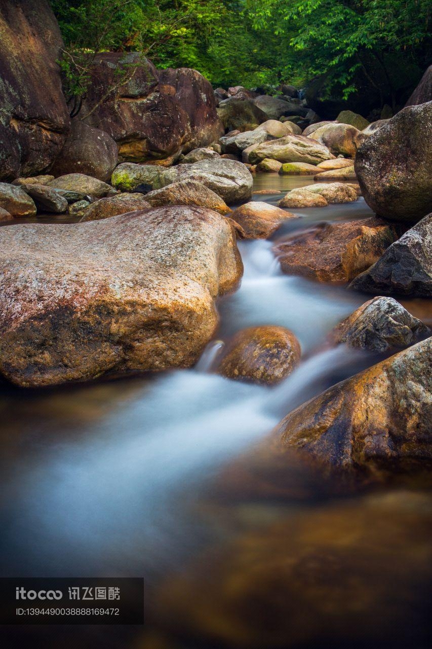 自然风光,岩石,江河