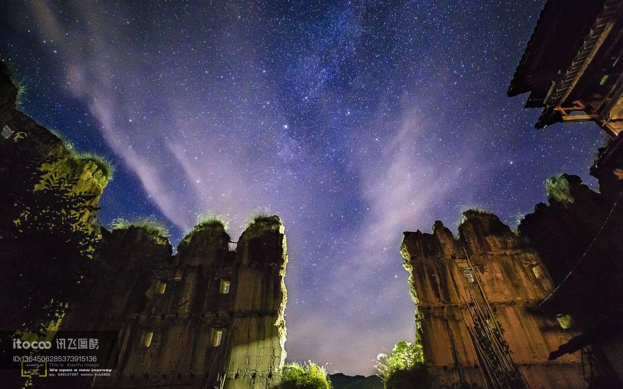 自然风光,星空,景点