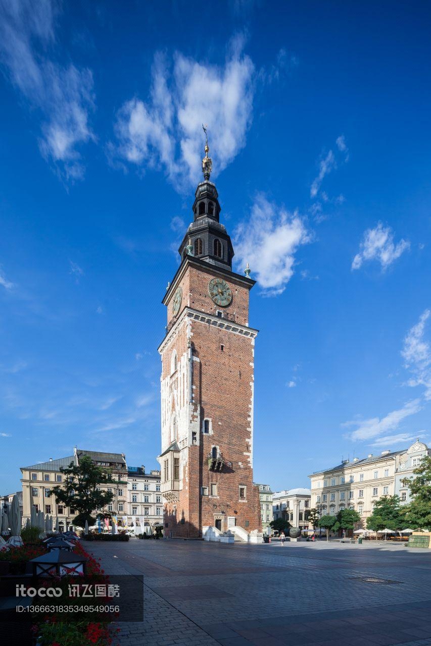 建筑,钟楼,波兰