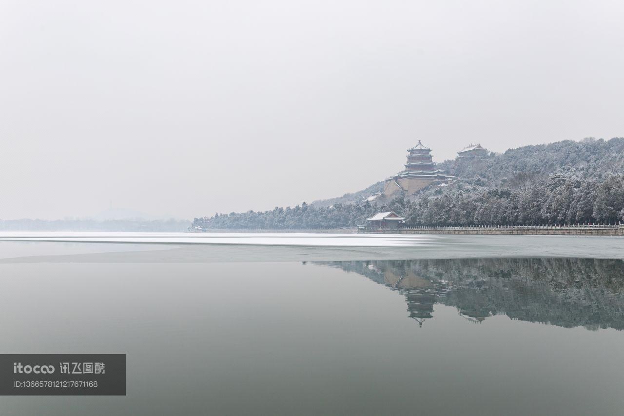 北京,颐和园,城镇