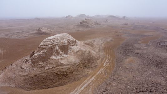 自然风光,高原,岩石,航拍,天空