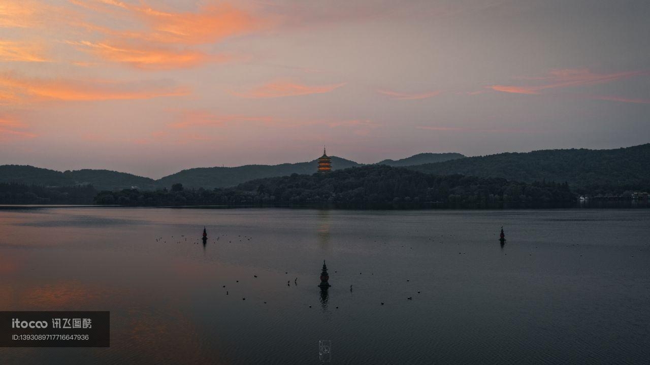 自然风光,杭州西湖,三潭印月