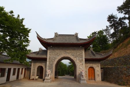 建筑,中国,天台,浙江,城镇,寺庙,历史古迹