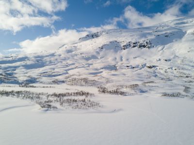 雪山,挪威,国际旅游,自然风光,天空,白云,山川,海洋